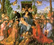 Albrecht Durer Altarpiece of the Rose Garlands painting